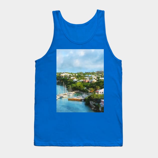 Caribbean - St. Georges Harbour Bermuda Tank Top by SusanSavad